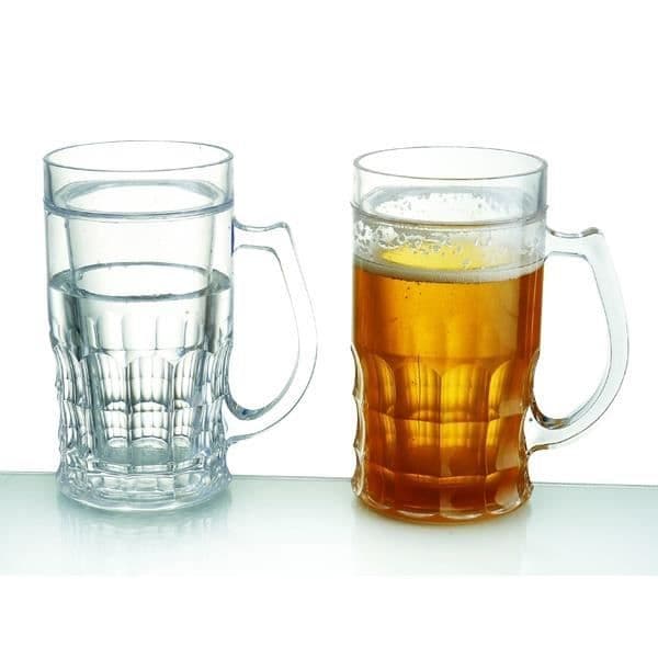 Uppfriskande mugg för öl 400 ml ovanlig shooter party mottagare