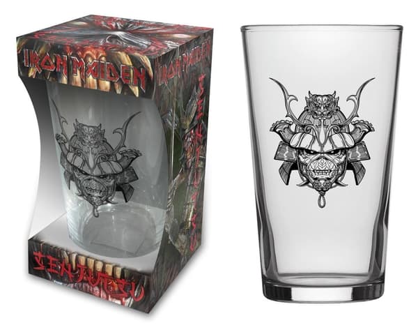 IRON MAIDEN BEER GLASS - SENJUTSU (BOXED)