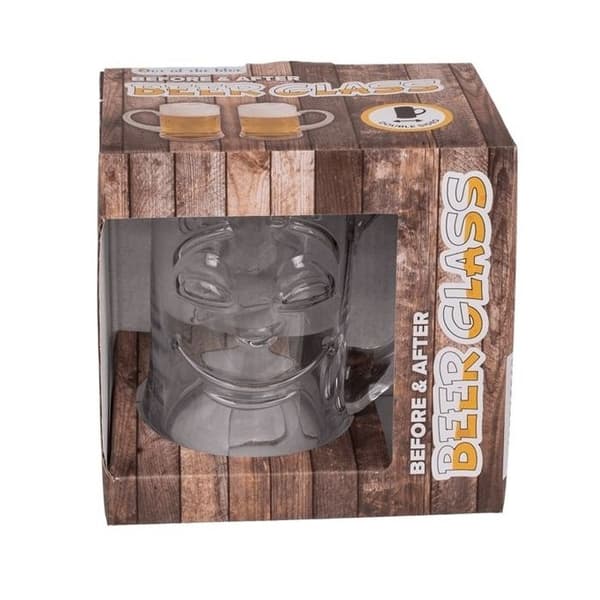 Ölskål - Dubbel uttryck - 500 ml - Glas - 1 styck - Ej diskmaskin Kompatibel