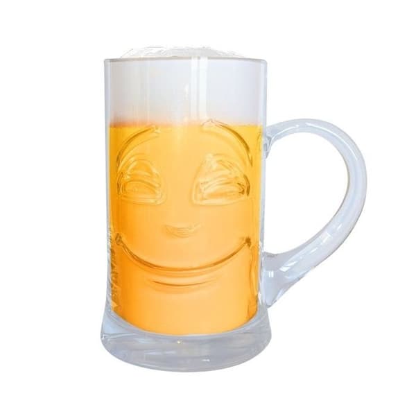 Ölskål - Dubbel uttryck - 500 ml - Glas - 1 styck - Ej diskmaskin Kompatibel