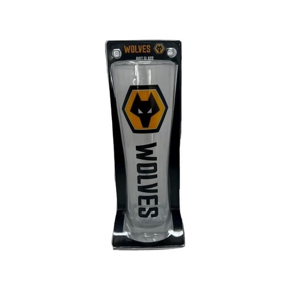 Wolverhampton Wanderers FC Crest Pint Glass