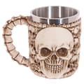 Miniatyrbild 3 av 4: Multi Skull with Skull Emblem tankard