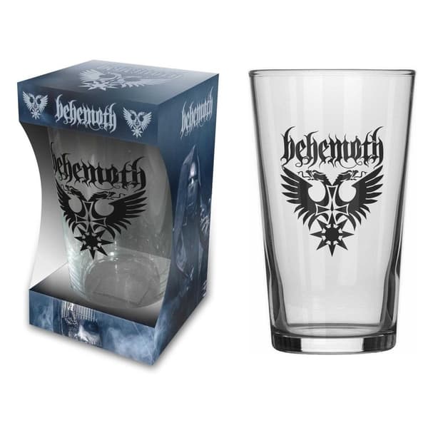 BEHEMOTH BEER GLASS - EAGLE (BOXED)