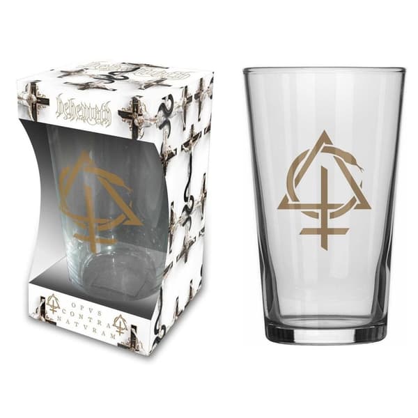 BEHEMOTH BEER GLASS - OPUS CONTRA NATVRAM (BOXED)
