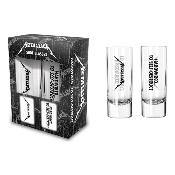 METALLICA SHOT GLASS - HARDWIRED (2-PACK)