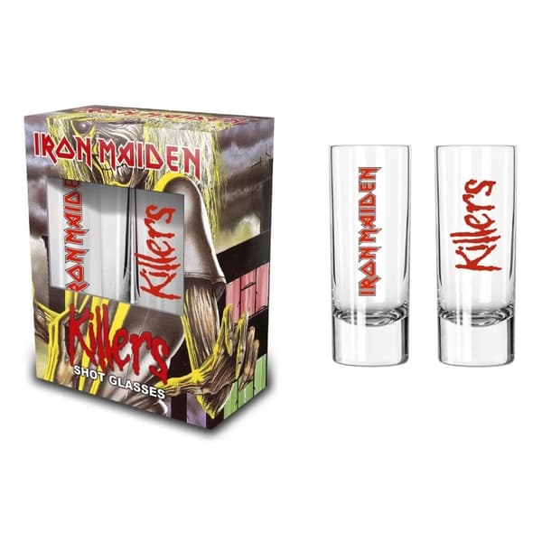 IRON MAIDEN SHOT GLASS - KILLERS (2-PACK)