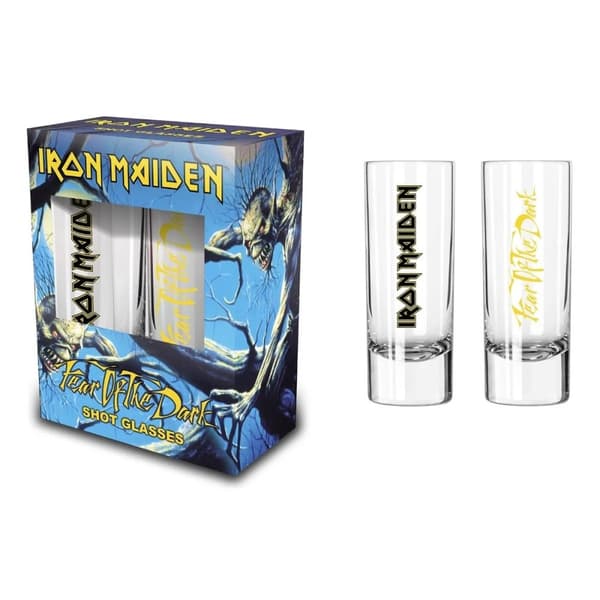 IRON MAIDEN SHOT GLASS - FEAR OF THE DARK (2-PACK)