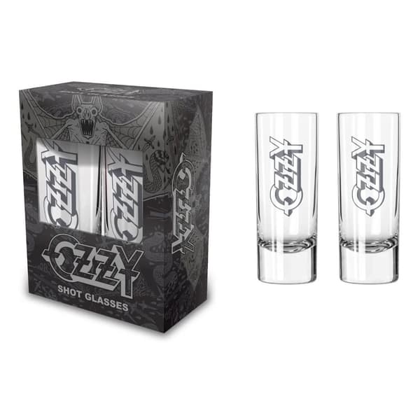 OZZY OSBOURNE SHOT GLASS - ORDINARY MAN (2-PACK)