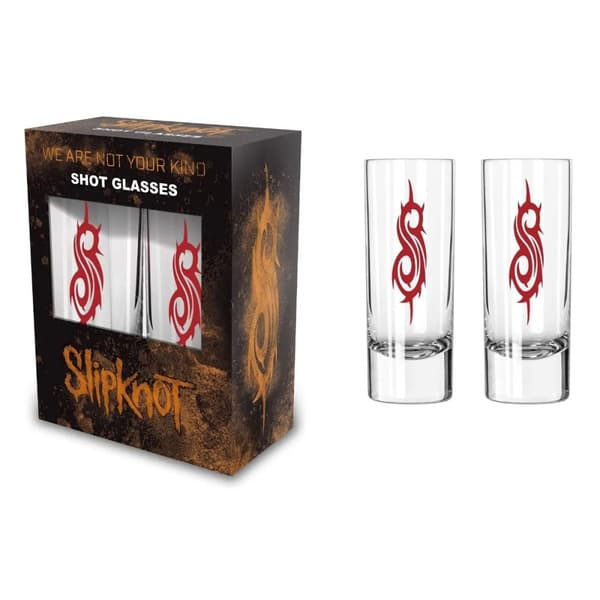 SLIPKNOT SHOT GLASS - WE ARE NOT YOUR KIND (2-PACK)