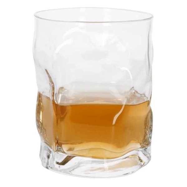 Whiskyglas 420 ml I Bormioli Sorgente I Set om 6 I 10,7 x Ø 8,3 cm I Gammaldags glas I Hög kvalitet I Mald is I