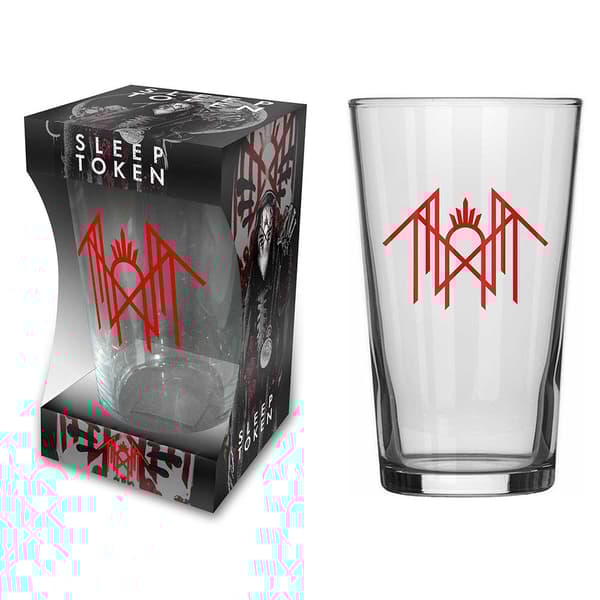 Sleep Token Beer Glass Sigil Band Logo Official Boxed One Size