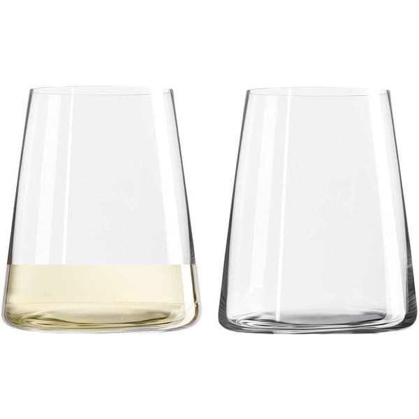 bcrystalline glass whiskyglas - pyramidform - 2 delar - Topkapi Whiterocks
