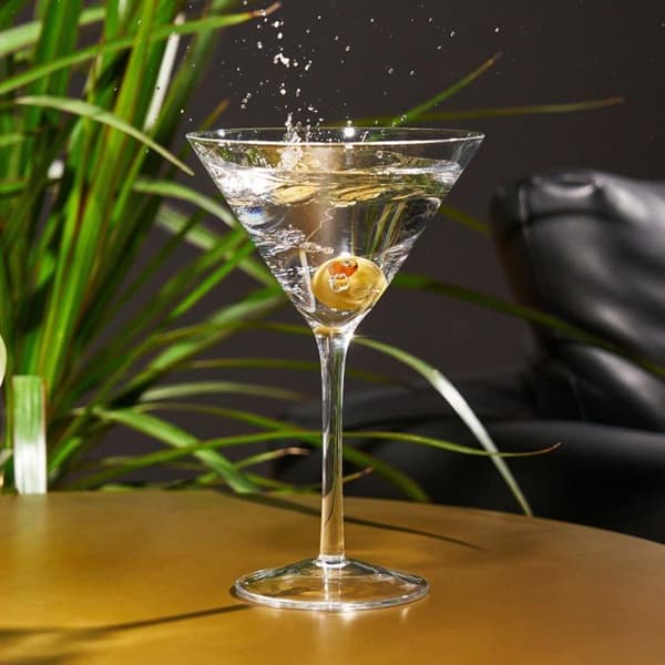 Cocktailglas - Viski aperitifglas - 10105 - Reserv Set med 4 blyfria europeiska kristallmartiniglas 207 ml