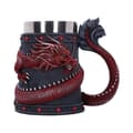 Miniatyrbild 3 av 4: Nemesis Now - Dragon Coil Tankard - Chope Rouge 16 cm