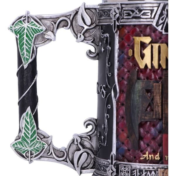 Tankard The Fellowship of the Lord of the Rings - Nemesis Now - Gimli, Legolas och Aragon - 15,5 cm