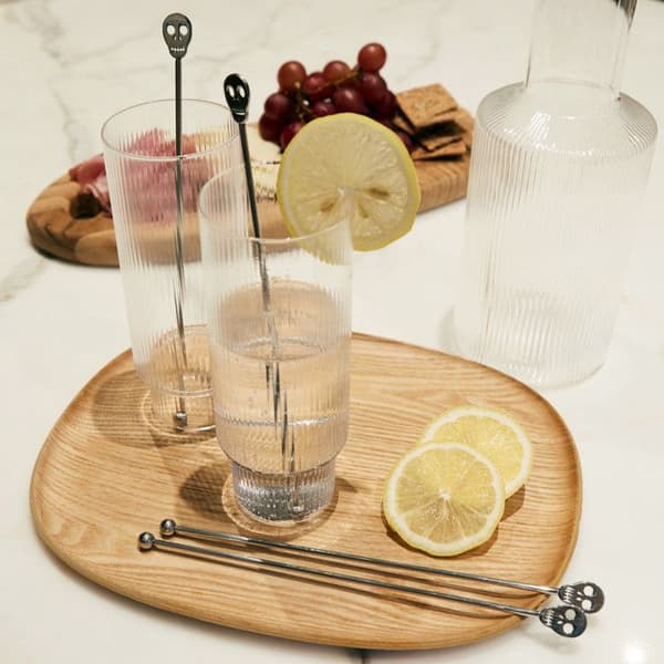 Set av 4 cocktailblandare skalle - Kikkerland - Silver -