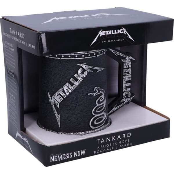 Metallica Tankard - Nemesis Now - The Black Album - Resin - 15cm