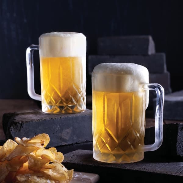 Harvey Beer Mug w Handle 50cl, 2-pack - Aida