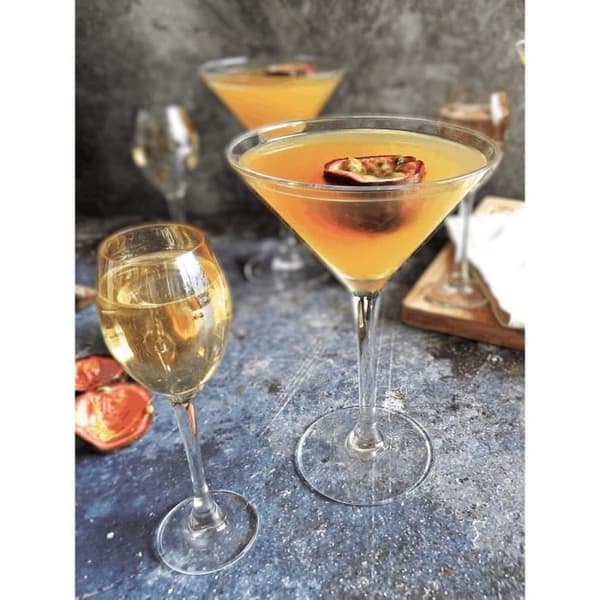Cocktailglas - Ej specificerad - 260 ml - Vit - 4 stycken - Diskmaskinssäker