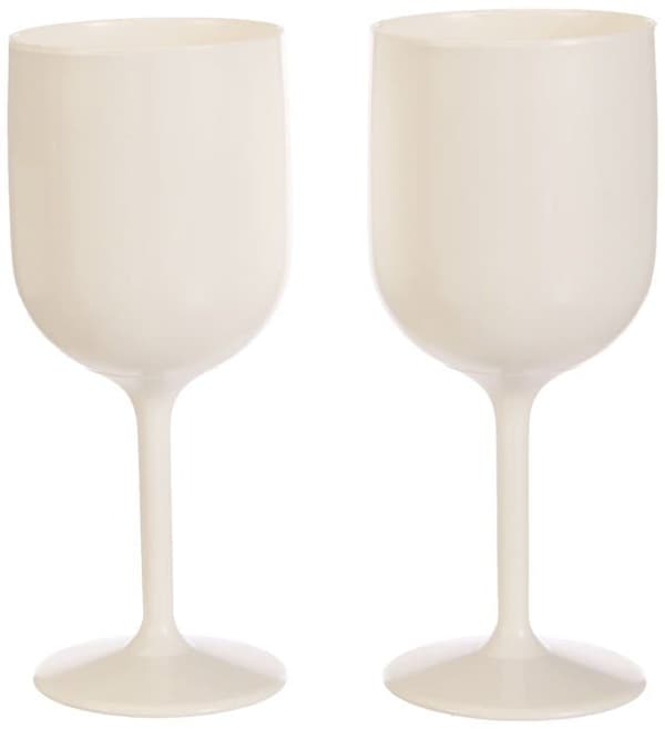 Cocktailglas - designer Mojito aperitifglas - MDCPPBXBL - Glasögonlåda, plast, vit, 0,45 liter, 2 st.