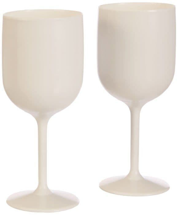 Cocktailglas - designer Mojito aperitifglas - MDCPPBXBL - Glasögonlåda, plast, vit, 0,45 liter, 2 st.