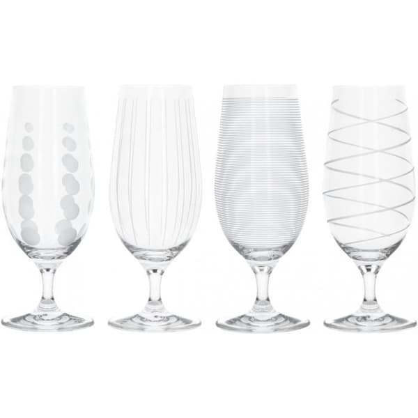 Mikasa Cheers ölglasset 290 ml transparent/silver 4 st