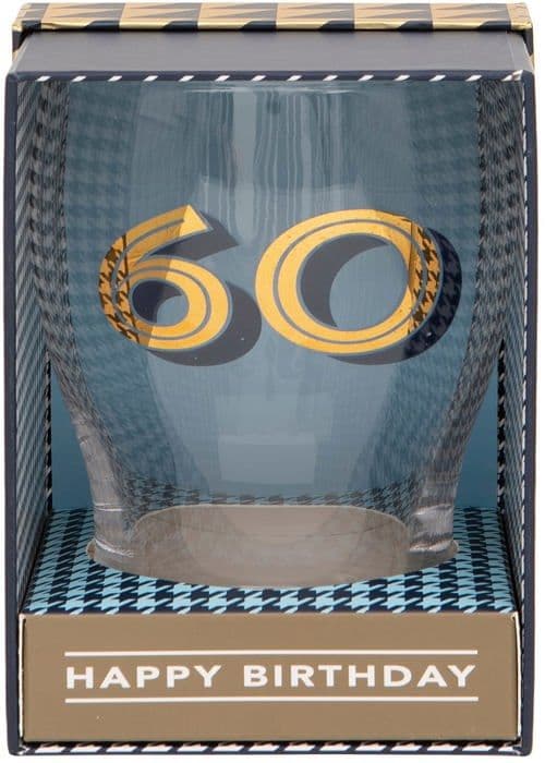 Ölglas - ölmugg - cider bolee Maturi - 470265 - Ölglas för 60-årsdag Guld 570 ml