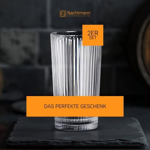 Nachtmann - 105577 - Aperitivo, set med 2 cocktailglas i kristall, tål diskmaskin, 395 ml