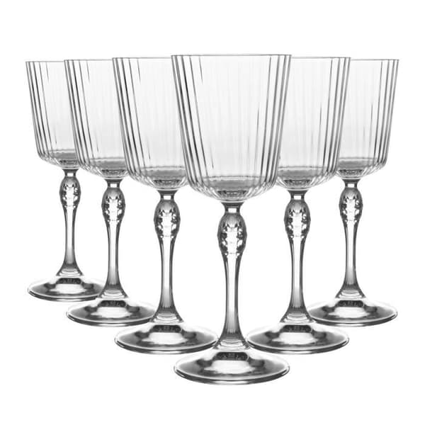 Cocktailglas - Bormioli Rocco - Set av 6 - 250 ml - Vintage stil - Art déco