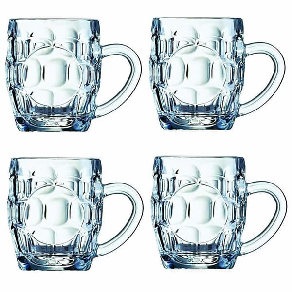 Ölglas - ölmugg - Arcoroc cider skål - Arcoroc - Set med 4 ölmuggar 285 ml