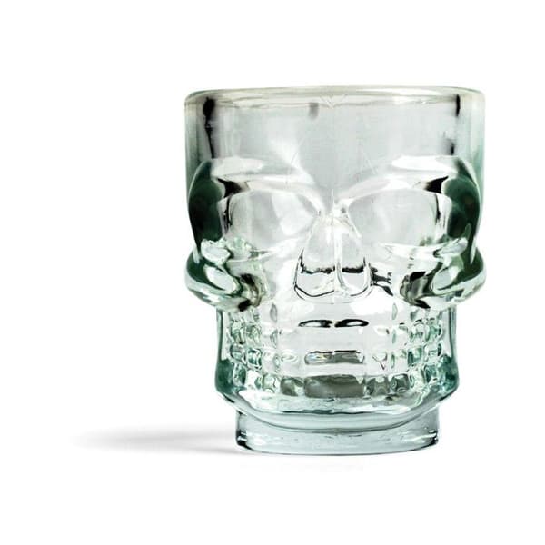 Skottkupa - Ej specificerad - Dödskalle - Paket om 4 - Glas - Diska i diskmaskin kompatibel