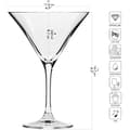 Miniatyrbild 2 av 4: Verres à Martini - KROSNO - Avant Garde - 240 ML - Lot de 6 - Kristallklart Transparent