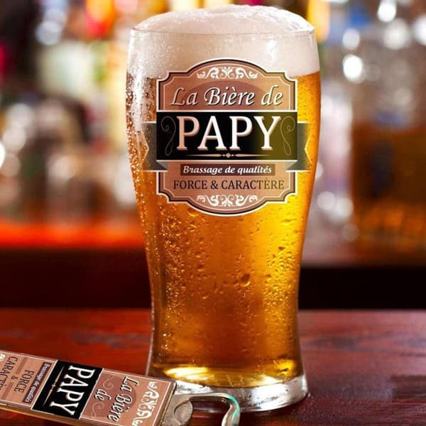 PAPY VIT ÖL GLAS LÅDA