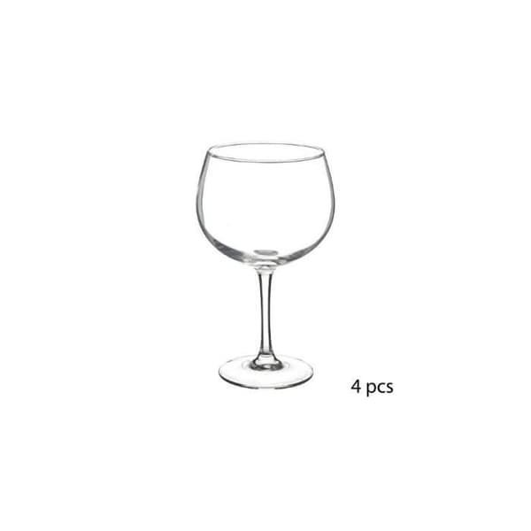 Ginglas - Transparent - 70 cl - Set om 4 - Tål maskindisk