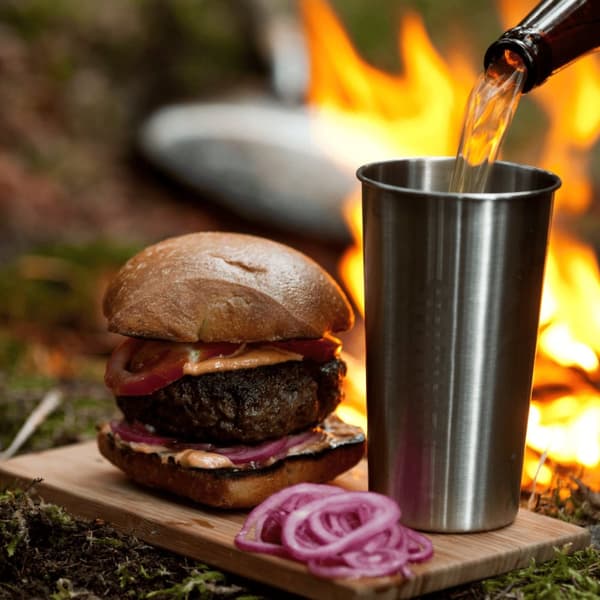 PRIMUS CAMPFIRE PINT 0.6L STEINLESS STEEL, mugg rostfritt stål