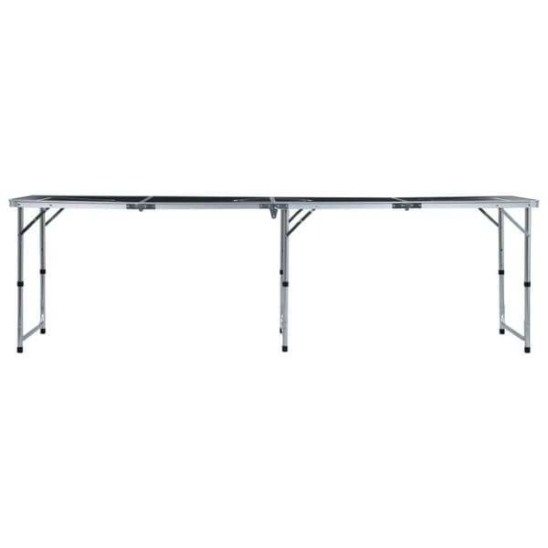 vidaXL foldbart beer pong-bord med kopper og bolde 240 cm