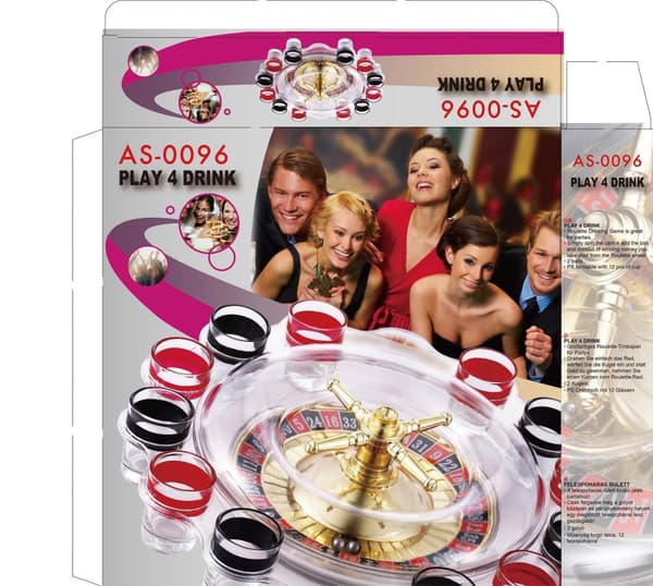 Roulette Festspel / Drickspel för Vuxna - Drinkroulette