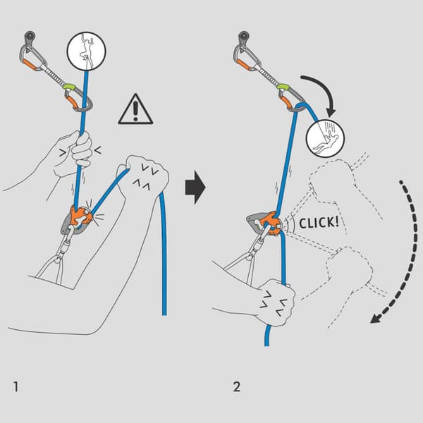 Climbing Technology Sikringsenhed Click Up Kit + Blå 8.5-11 mm