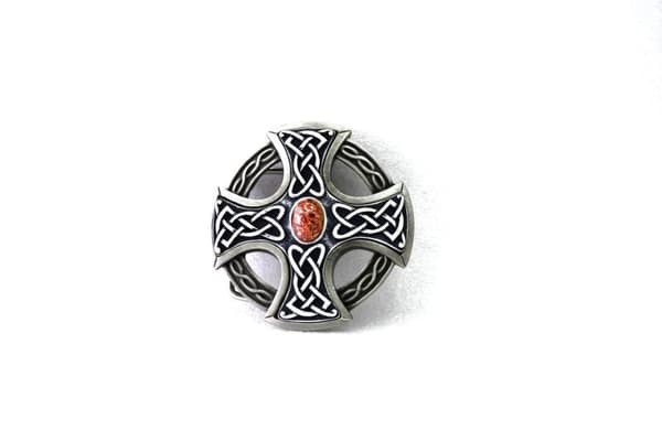 Belt buckle Maltese cross