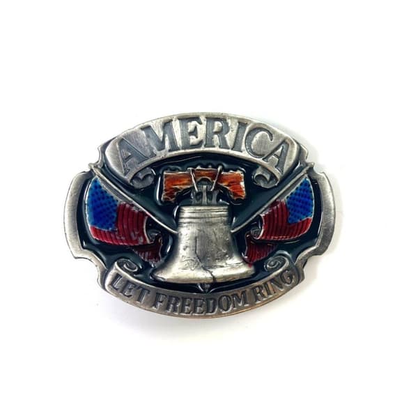 Belt Buckle - Let freedom ring