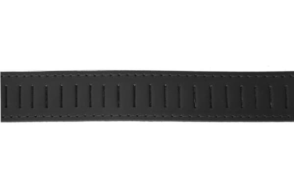 Svart 35mm jeansbälte i kalvskinn