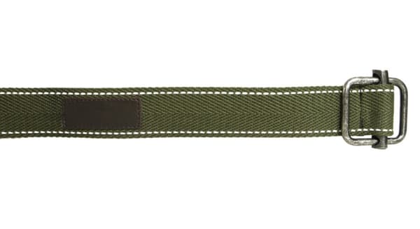 Grönt 40mm bälte i textil