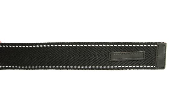 Svart 40mm bälte i textil
