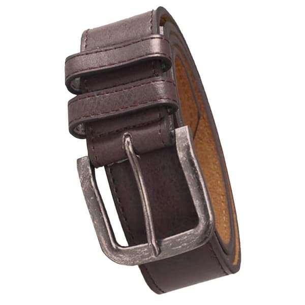 Duke Mens D555 Archie Antique Look Bonded Leather Buckle Waist Belt