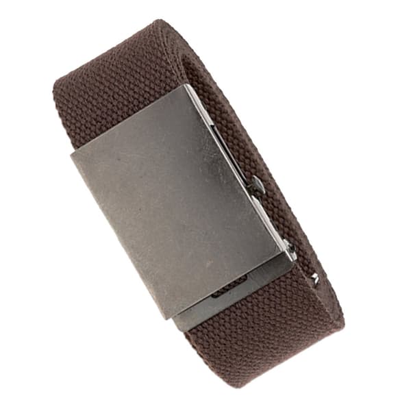Duke Mens D555 Edward Webbing Waist Belt Brown 4XL