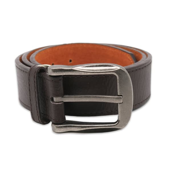 Duke Mens D555 Harrison midjebälte i bondat läder Brown 38