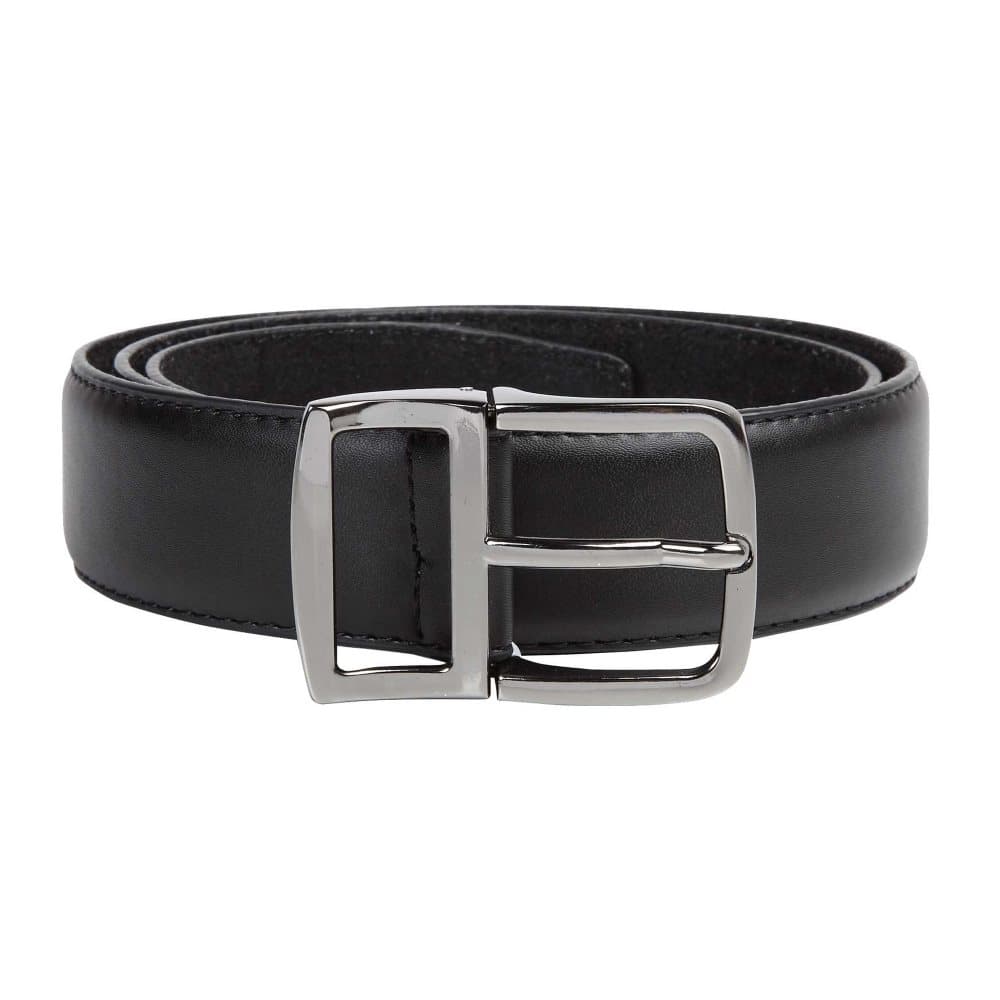 Duke Mens D555 Ashton Kingsize läderbälte med metallhållare