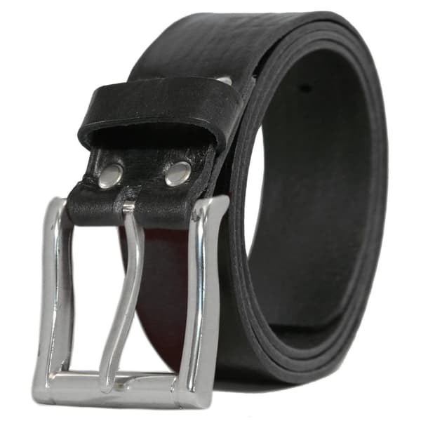 Svart herrbälte i äkta läder 40mm