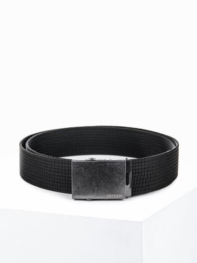 Men's sackcloth belt A029 - black