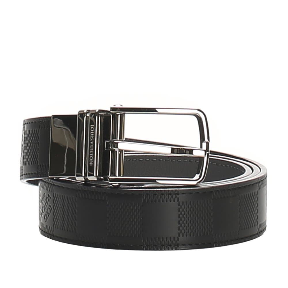 Louis Vuitton Leather Belt Black